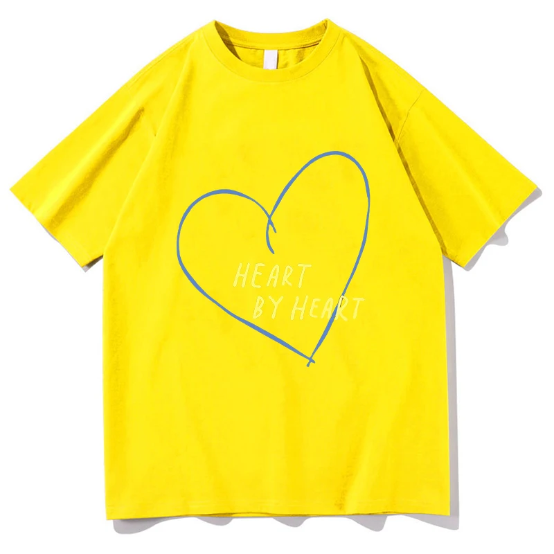 جو جوناس القلب بالقلب بلايز جديدة ملونة الجمالية تي شيرتات قطن الرجال النساء عادية شارع العليا Y2k تيز فاسق الشارع الشهير #6
