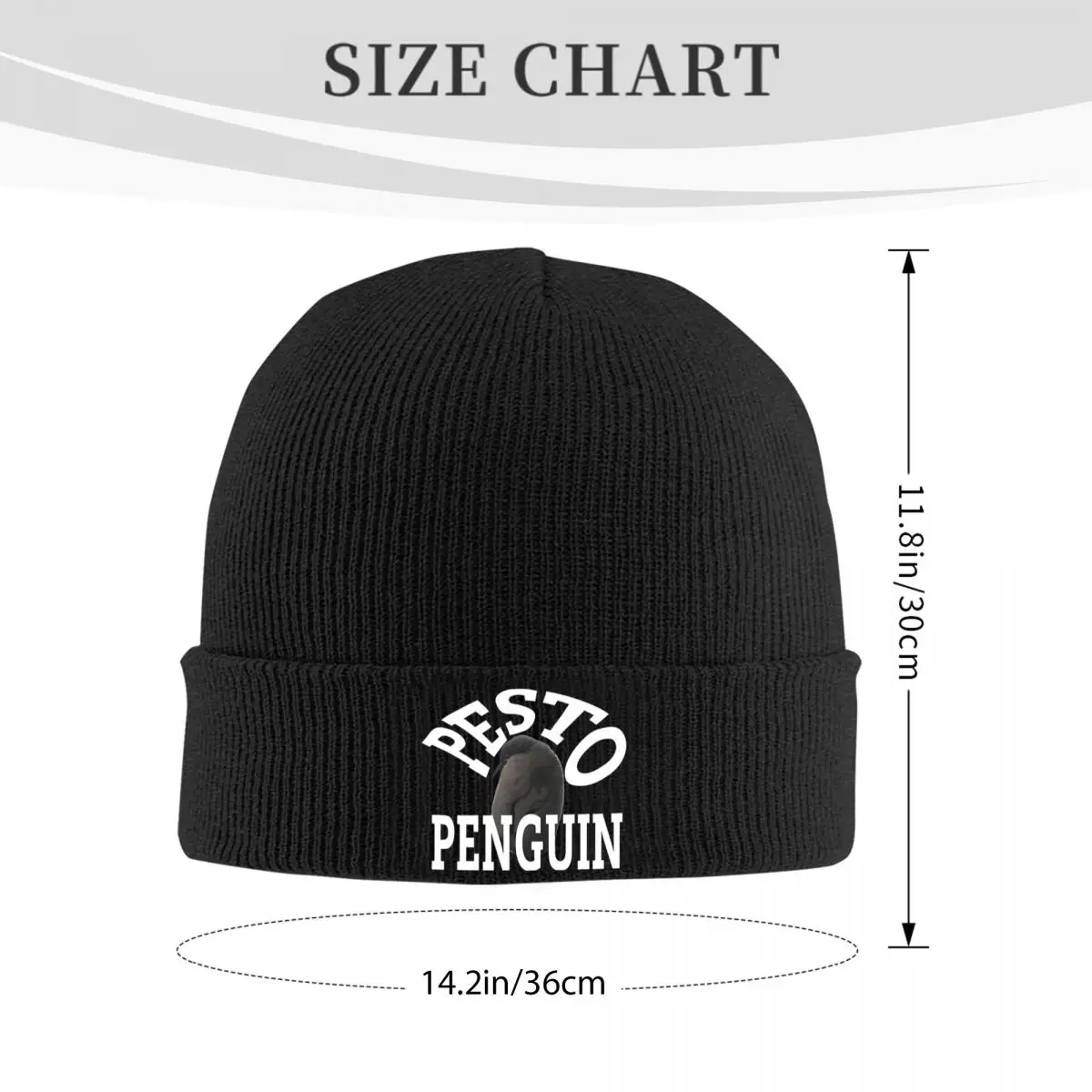 Cute Pesto Penguin Knit Hat Beanie Autumn Winter Hats Warm Hip Hop Animal Cap Men Women