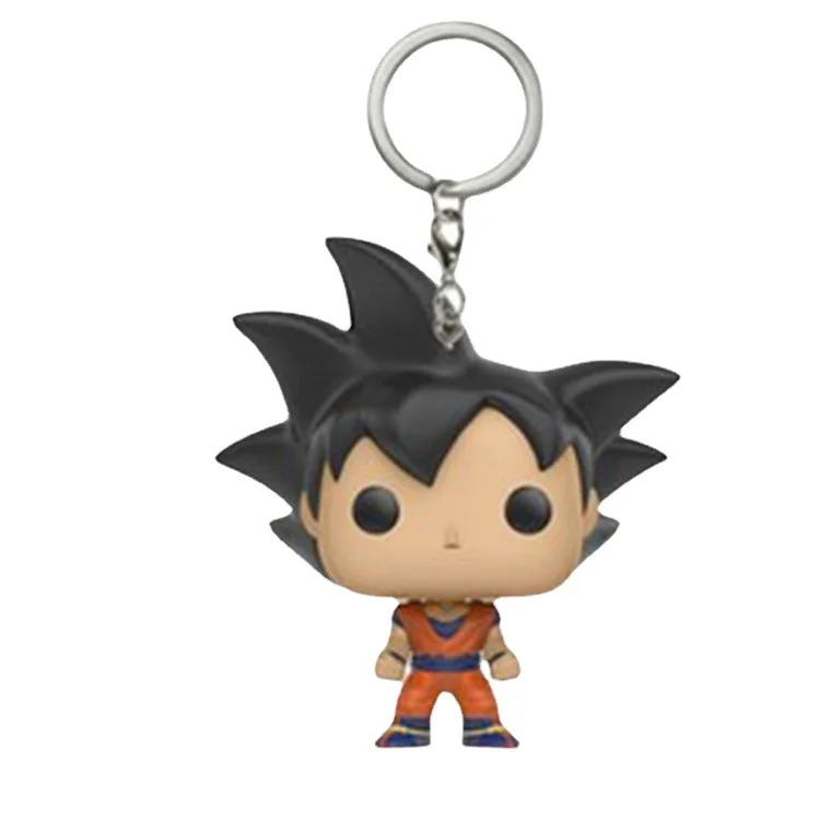 Funko Dragon Ball Goku Vegeta Keychain Anime Pendant Key Ring Collectible Figure Accessories Kids Birthday Gift - view 5