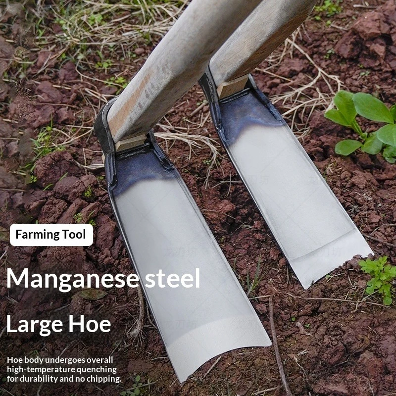 Manganese Steel Pickaxe Head Traditional Agricultural Tool for Digging Bamboo Shoots Multi-Purpose Farm Equipment