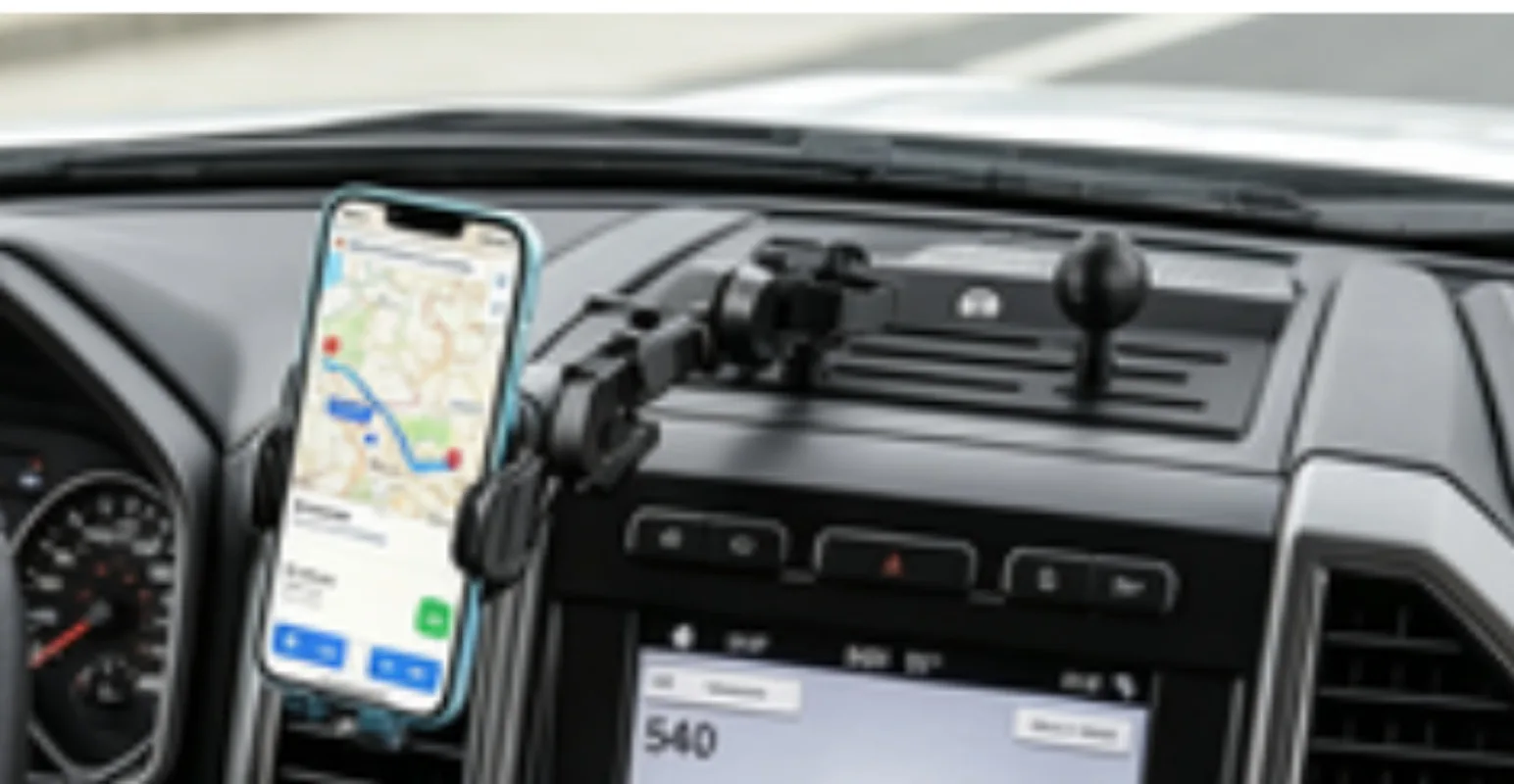 Vehicle‑use Stable Cellphone Holder, Adjustable Universal Mount Bracket For Post‑2019 Truck Interior