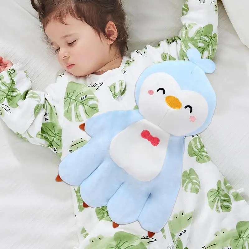 Kid Soothing Palm Cute Animal Baby Sleep Aid Sleeping Palm Soothes Palm Anti-Startle Sleep Companion Toys Baby Startle