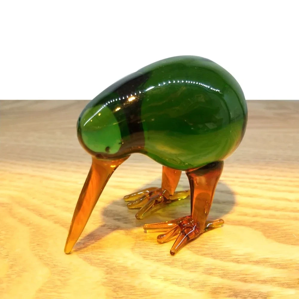 Crystal Blown Hummingbird Animal Figurines Glass Bird Miniature Hand Blown Modern Miniatures Home Decor Accessory Xmas Gift