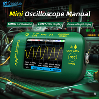 1 Channel Digital Handheld Oscilloscope PWM 10MHz Sampling Rate 48MSa/s Analog Bandwidth for Electronic Repair Tools Type-C USB