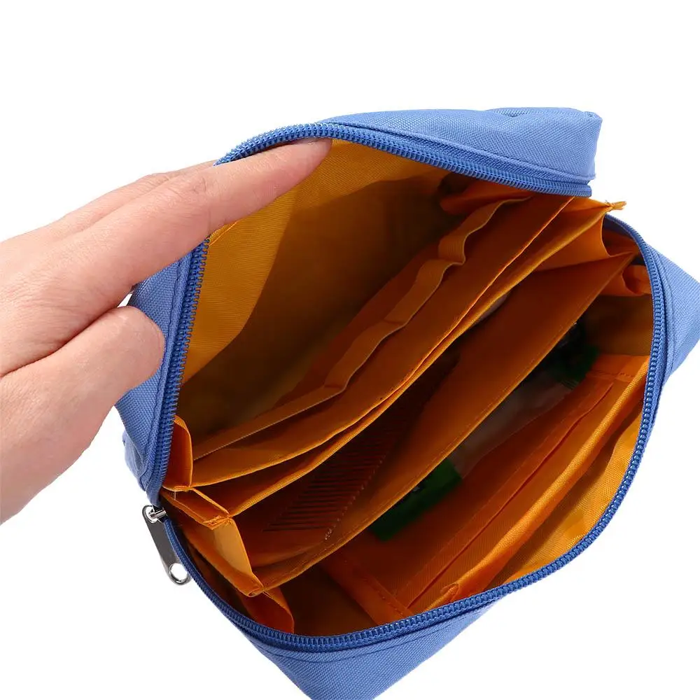 Pouch Digital Storage Bag School Office Supplies Nylon Bill Certificate Seal Bag Certificate Seal Bag Seal Bag Cosmetic Pouch
