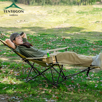 HISPEED Outdoor Folding Camping Chair Picnic Relax Long Chair Hiking Beach Portable Ultralight Recliner Garden Fishing Lounger