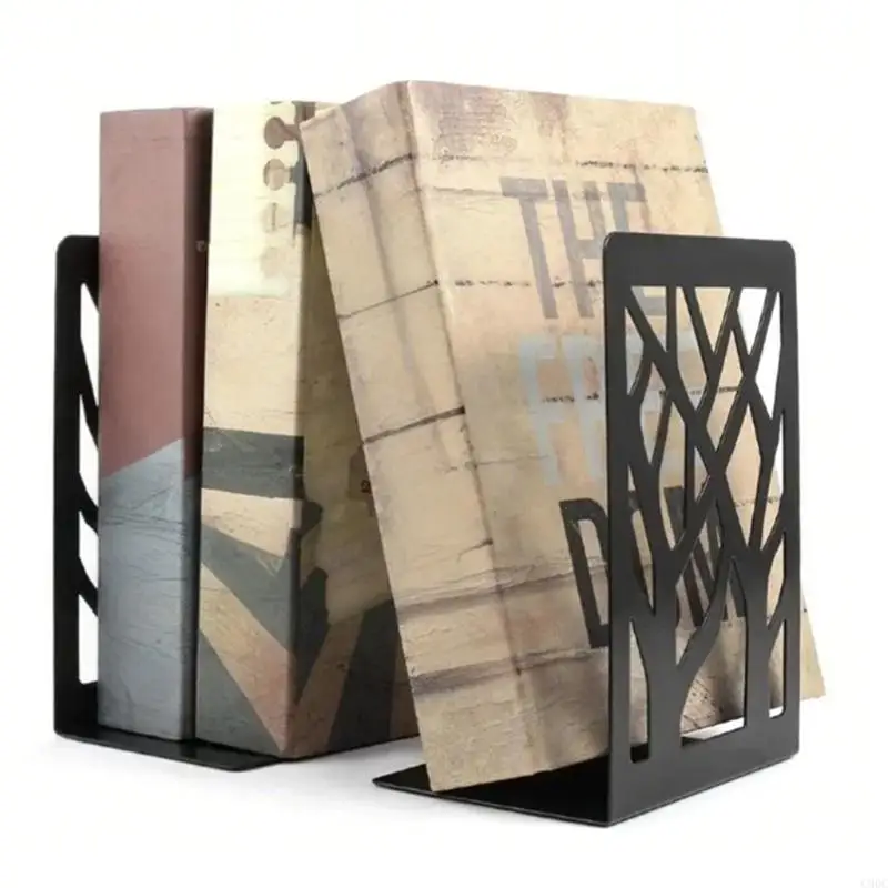 

C90C Book End Bookends Desk Bookshelf Bookends Holders Book Stoppers Bookends Support for School Library Desk Organizers