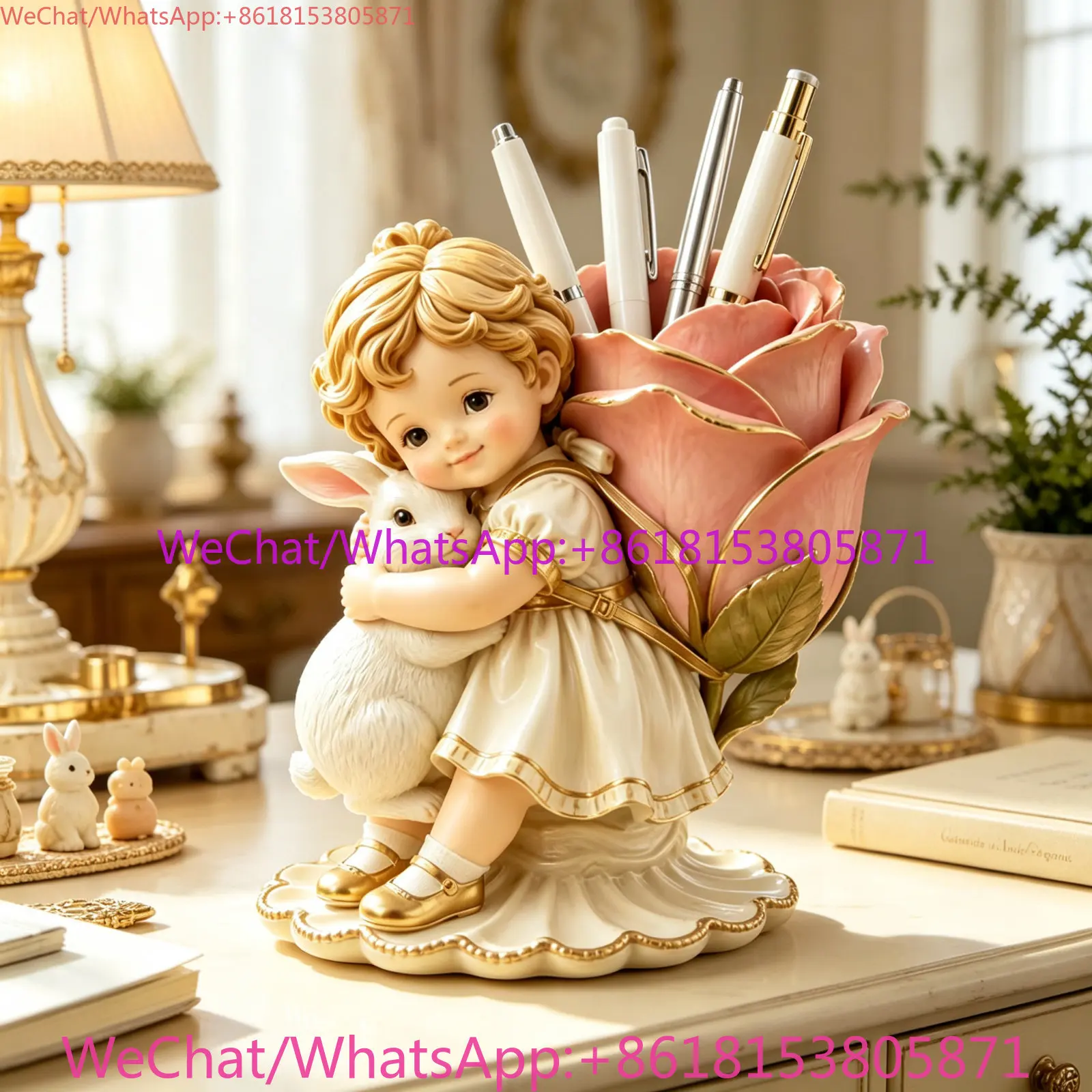 Retro French living room dining table remote control sorting storage box decorative ornament