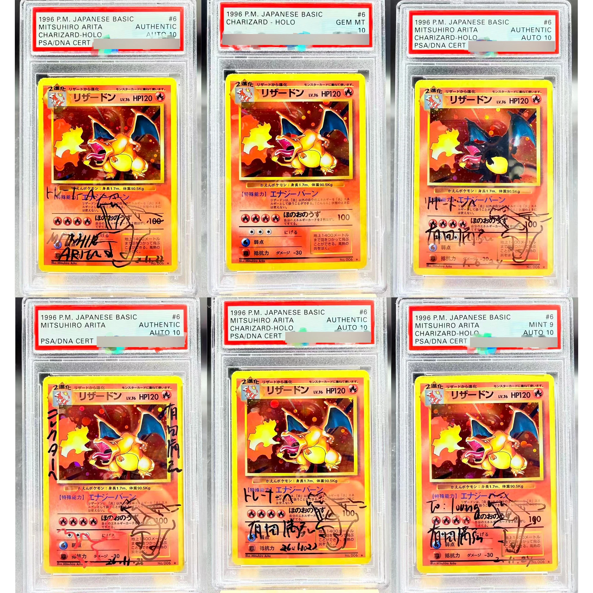 

Коллекционная карта PTCG DIY: Японская серия Charizard (копия), классическая аниме-карта, подарок-игрушка