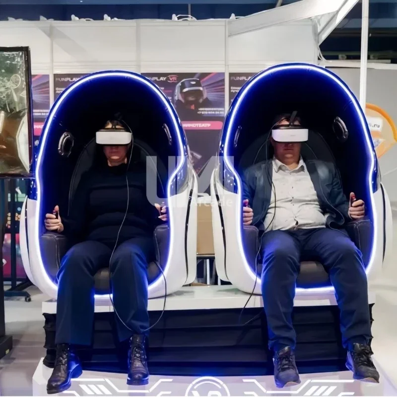 Contemporary Double 2 Players Vr Chair Theater Virtual Reality 9d Vr Gaming Equipment
