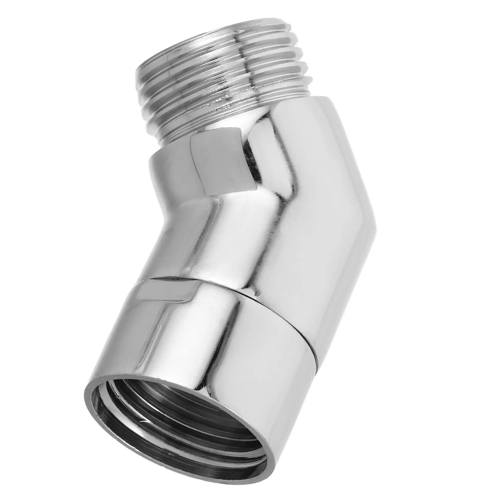 Shower Head Angle Adapter Brass Sturdy Adjustable Swivel Elbow Replacement for Handheld Shower Holder Swivel Adaptor