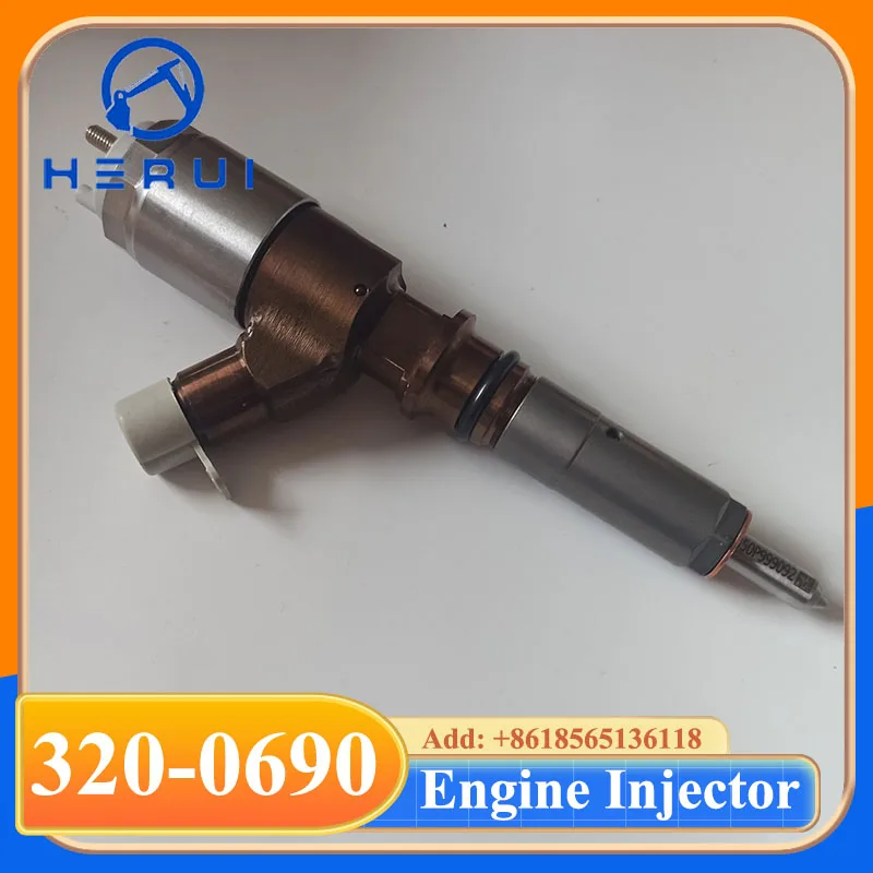 

High Quality Diesel Engine Fuel Injector 320-0690 for Excavator Engine CR Injector Nozzle 3200690 2645A749