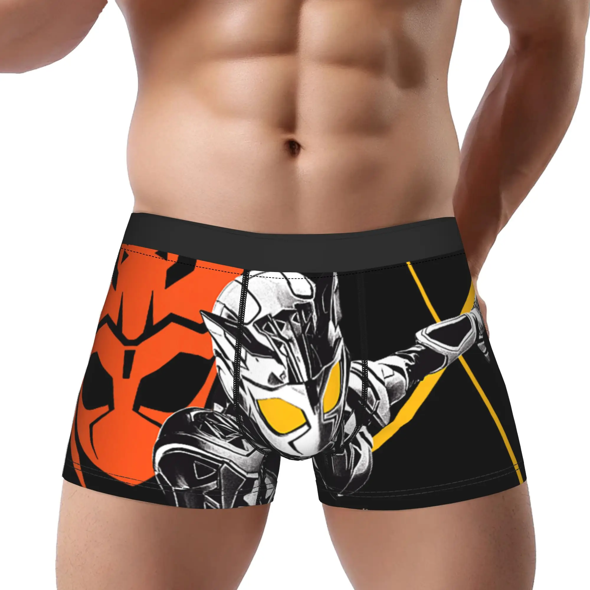 adults 18 plus Kamen Rider Valkyrie boxers  Underpants Breathbale Panties Men's Underwear Print Shorts Boxer Briefs