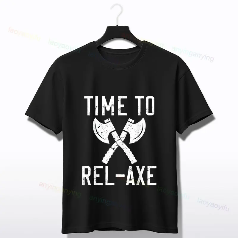 Werfen Sie eine Axt, lustige Äxte, werfen Sie grafisches T-Shirt, kurzärmeliges, trendiges T-Shirt aus 100 % Baumwolle, Ausrüstung für Sportbegeisterte