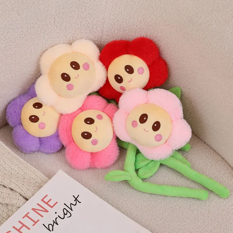 Nuovo girasole con fiore Vita eterna Margherita Decorazione di nozze Simulazione Bouquet Giocattoli di peluche Regalo di festa di compleanno per ragazze