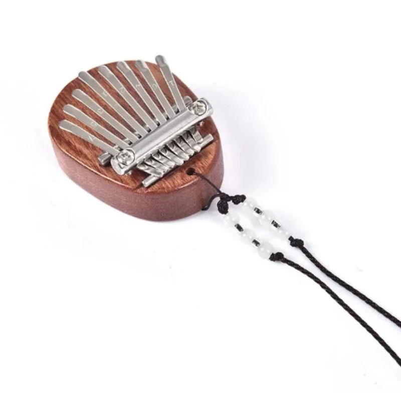 Mini Kalimba 8 Key Thumb Piano 1 Pack Water Drop Style Cute Instrument Portable Exquisite Gift Set for Kids