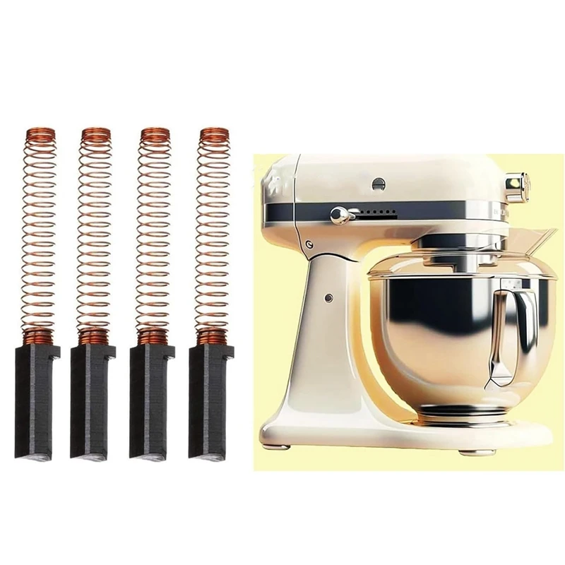 ว 10380496   แปรงมอเตอร์คาร์บอนเหมาะสําหรับเครื่องผสมอาหารแบบยืน Kitchenaid 9706416   ว 10260958   WPW 10380496   พีเอส 3495098   เอพี 5178083   K45-AT64