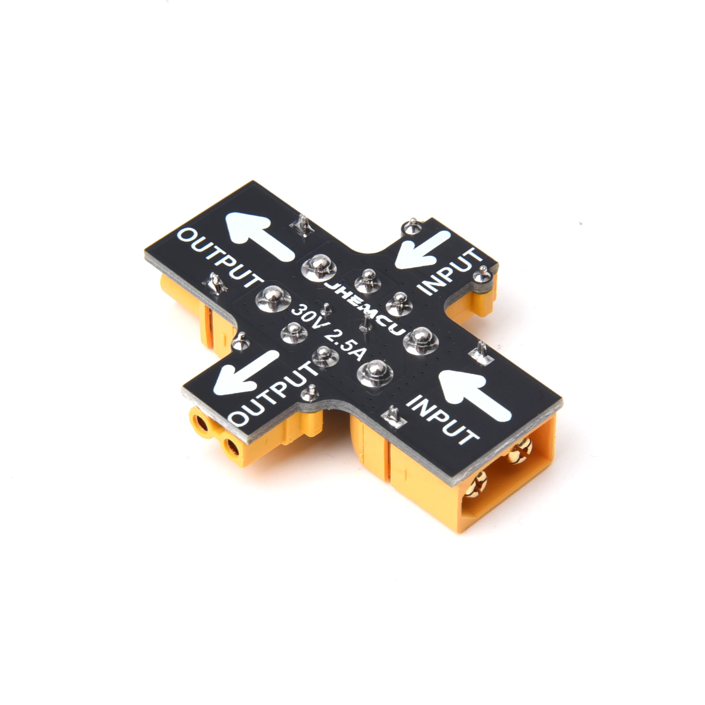 JHEMCU Smoke Stopper XT30-XT60 Short Circuit Protector Built-in Sound Alarm 1-8S Lipo 30V 2.5A-3.5A for RC FPV Drone