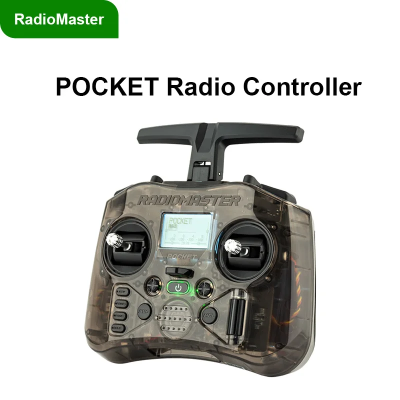 

RadioMaster POCKET Portable Lightweight Radio Controller Hall Gimbal Transmitter Remote Control Built In LED Light Foldable
