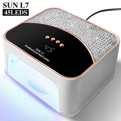 SUN L7 Nail Art Lamp Professional UV Nail Dryer 45LED Lamp Beads Can Quickly Dry and Solidify Gel Nail Polish Pedicure Nail Lamp