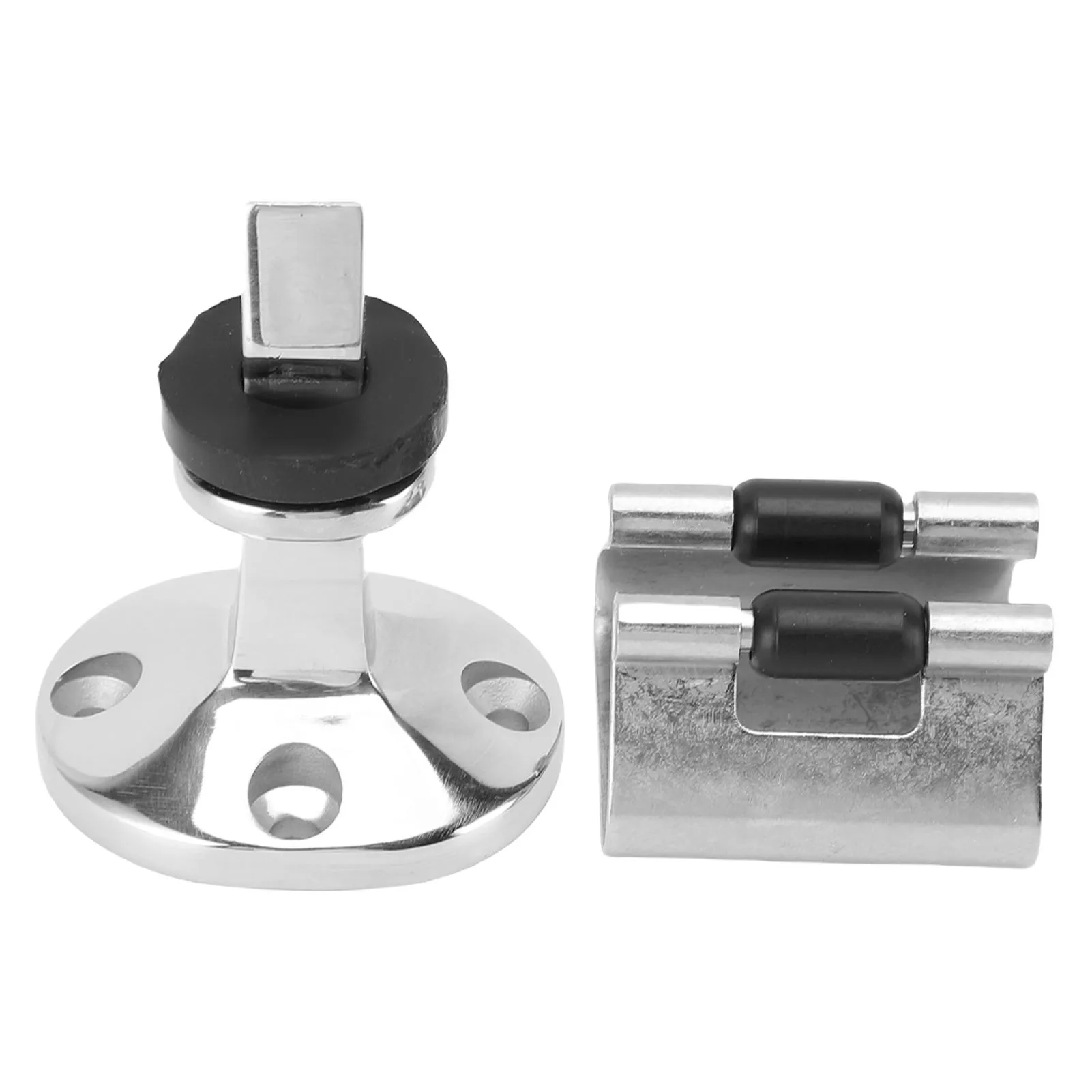 Heavy Duty Door Stopper Catch Holder Boat Stopper Catch and Holder Easy Installation Polished Finish Roller Operating for RV
