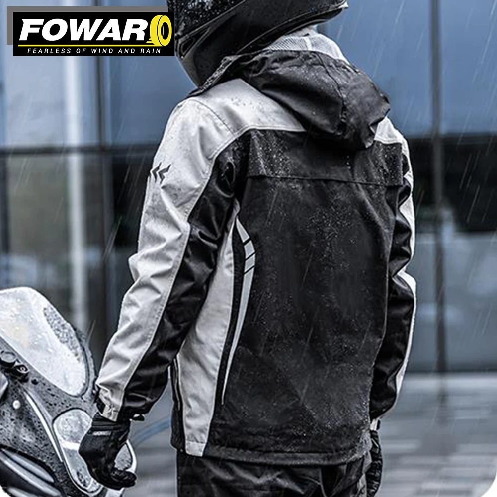 

Motorcycle Raincoat Waterproof Breathable Suit Motocross Rainproof Motobike Slicker Scooter Rainwear Women Men Outdoor Equipment