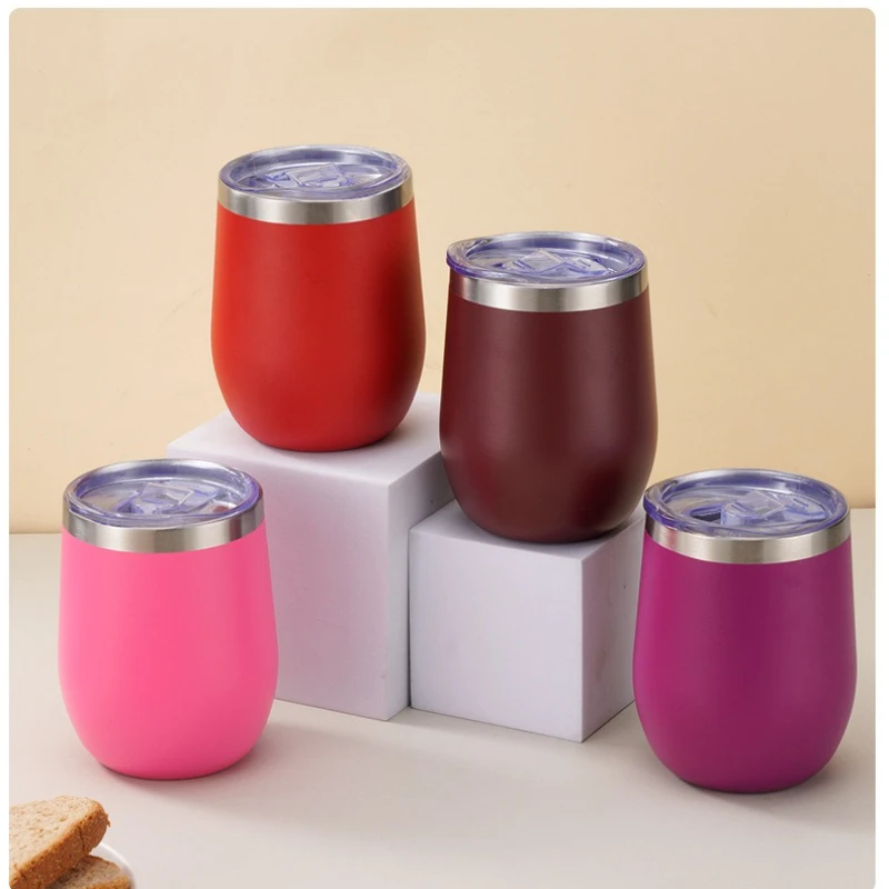 360 мл бокал для вина из яичной скорлупы, термос из нержавеющей стали, пивные кружки, термочашка для пива, изолированная кофейная чашка, дорожный стакан