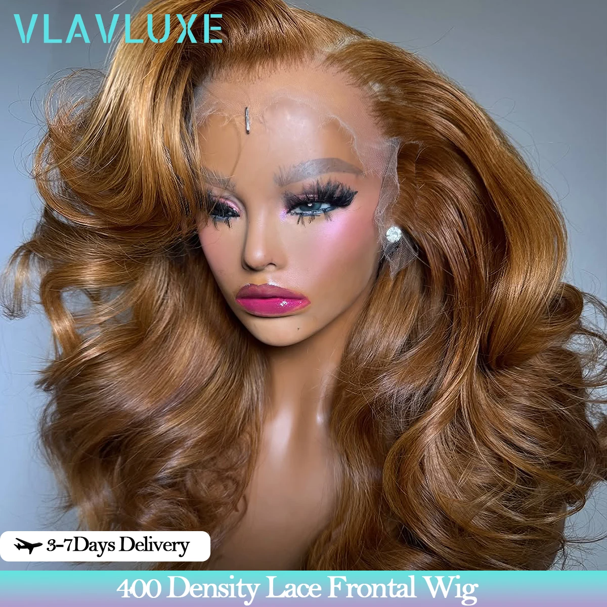 

Медовый блондин 450 Плотность Hd Парик шнурка Человеческие волосы Объемная волна Супер двойной рисунок 13x6 Hd Парик фронтальной части шнурка Реми Человеческие волосы предварительно выщипанные