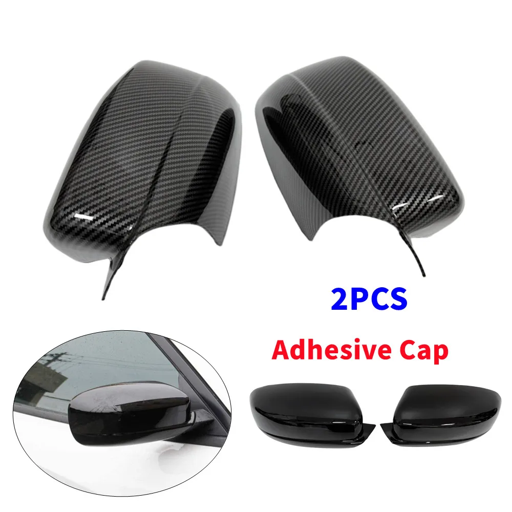 

For Dodge Charger 2011 2012 2013 2014 2015-2021 ABS Car Rearview Side Mirror Cover Wing Cap Exterior Door Housing Shell Trim