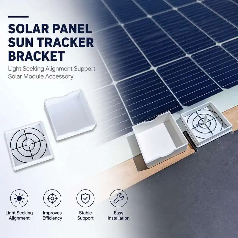Solar Panel Sun Tracker Bracket Light Seeking Alignment Support Solar Module Accessory