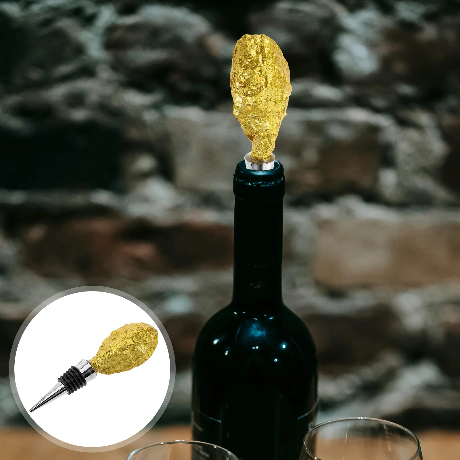 

Oyster Wine Bottle Stopper Reusable Decorative Plug Preserves Flavor Freshness Ideal for Party Wedding Table Decor