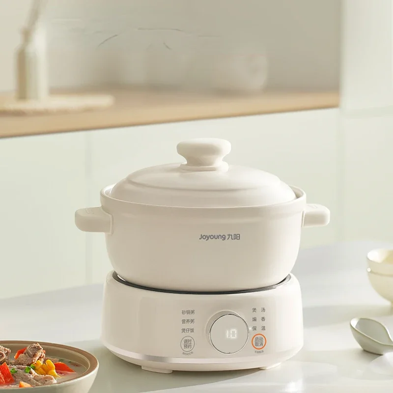 Electric Stewpot Soup Pot Casserole Plug-in Automatic Ceramic Stew Slow Cooker Porridge Boiling Stew Cocina Home Appliance