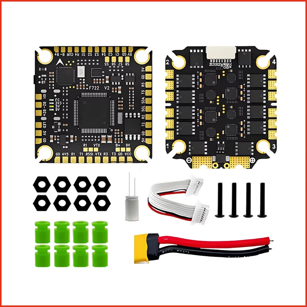 Aocoda-RC F765S/F775S V2 3-8S Flight Stack F722 V2 FC 65A 3065S/75A 3075S 4-in-1 BLS ESC 30*30mm