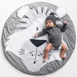 Baby Play Mat Animal Climbing Carpet Infant Crawling Blanket Round Mat Rug Toys Mat For Children Room Decor Tiger Mat Tent Mat