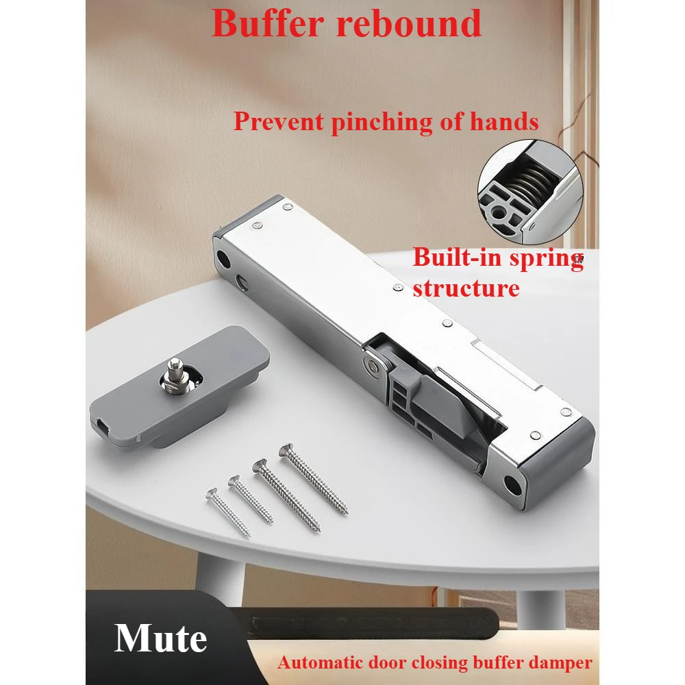 Invisible Door Spring Hydraulic Buffer Silent Door Closers Automatic Door Closers Household Hidden Type Closing Artifact