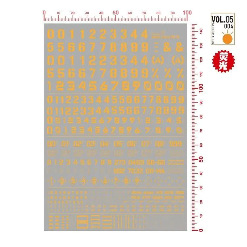 HOBBY MIO VOL1-VOL12 Serie High-Definition Universele Water Transfer Printing Stickers voor Gunpla Schaalmodellen Hobby Accessoires