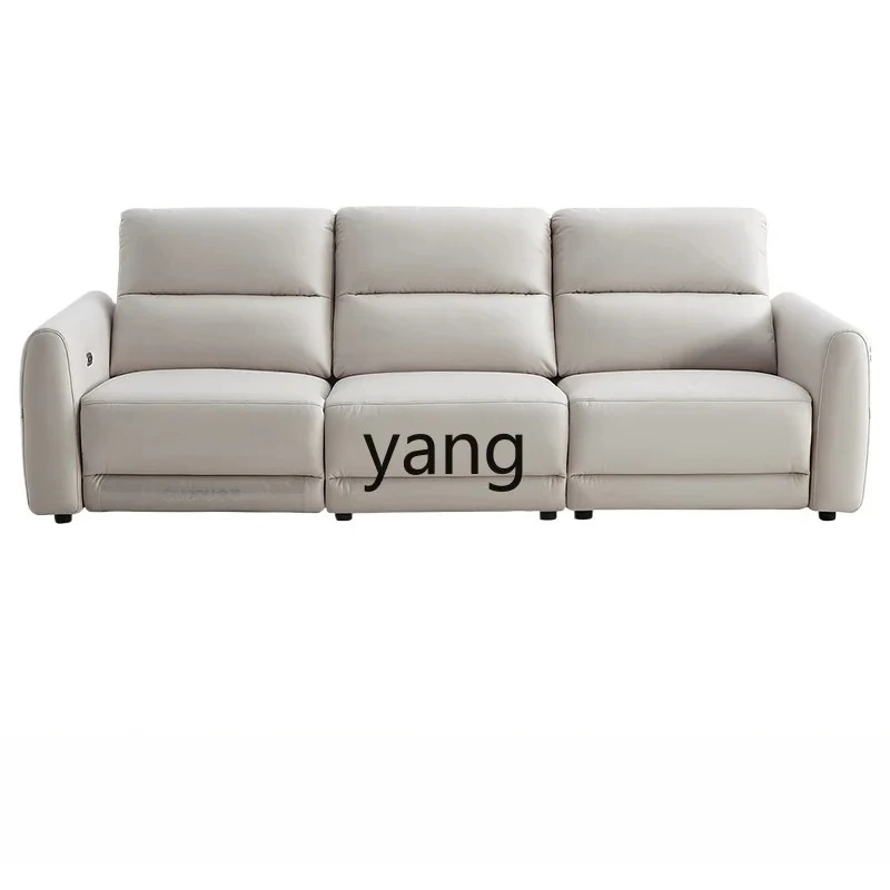LMM Minimalist Multifunctional Sofa Living Room Small Unit Cream Wind Straight Row Sofa