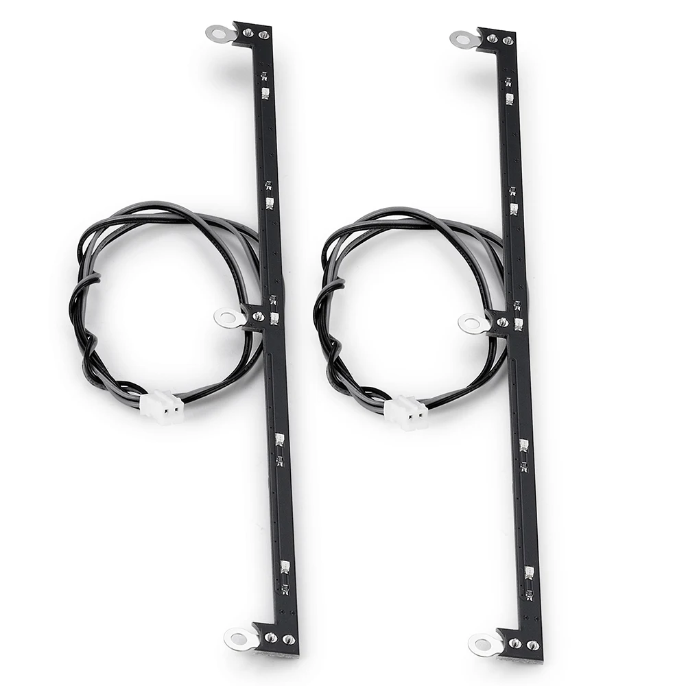 Yeahrun conjunto de lâmpadas led luzes laterais para tamiya volvo fh16xl 750 4x2 56375 1/14 rc trator reboque caminhão carro peças atualização