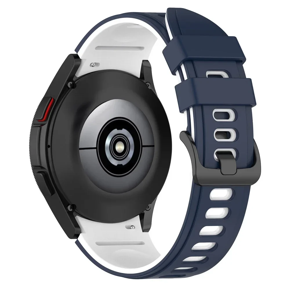 삼성 갤럭시 시계 4 용 실리콘 스트랩 클래식 42mm 46mm watch4 40mm 44mm 갤럭시 시계 5 프로 소프트 시계 밴드 스포츠 팔찌