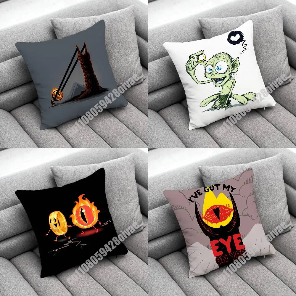 Gollum L-Lords of the R-RingES Throw Pillow Case For Decoration 30cm 50cm 55cm Square Home Pillowcase Case