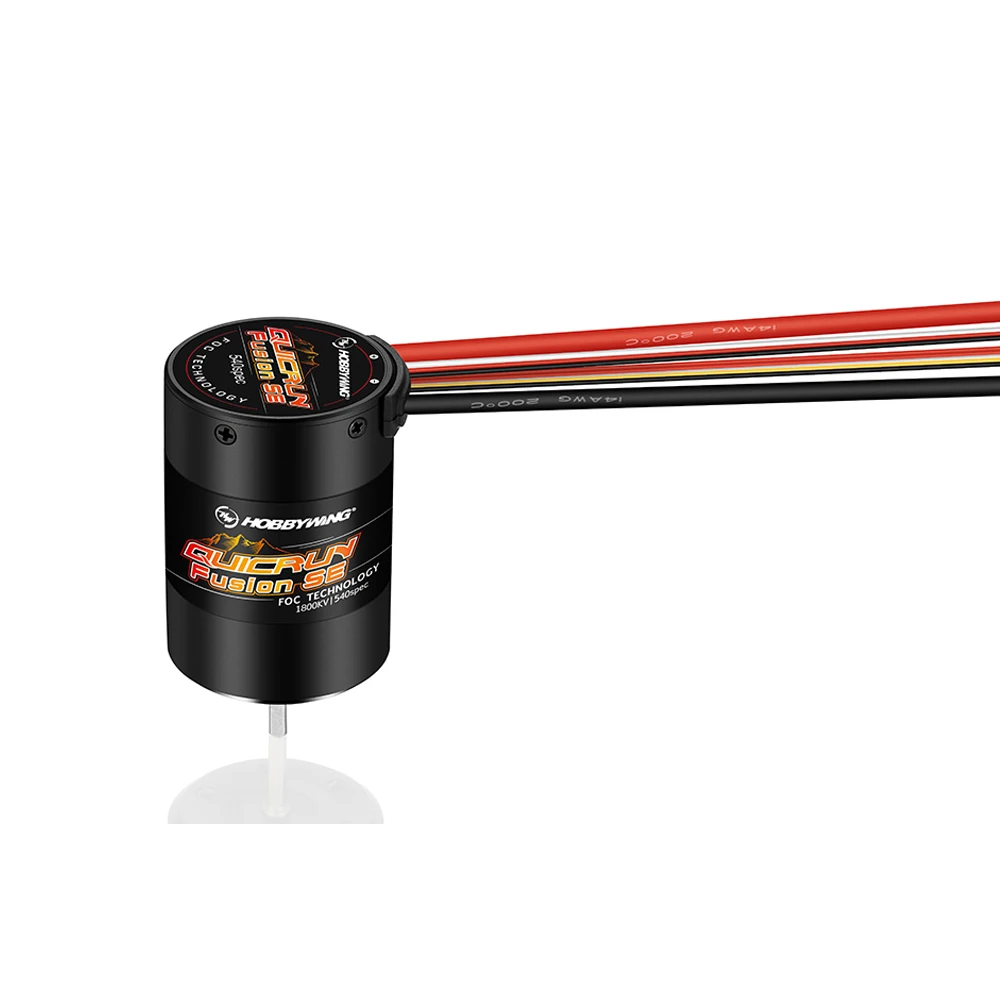 HOBBYWING QuicRun Fusion SE 40A 1800KV 1200KV Moteur et ESC étanches combinés 2-en-1 pour modèles de voitures RC 1/10 1/8 et accessoires de crawler