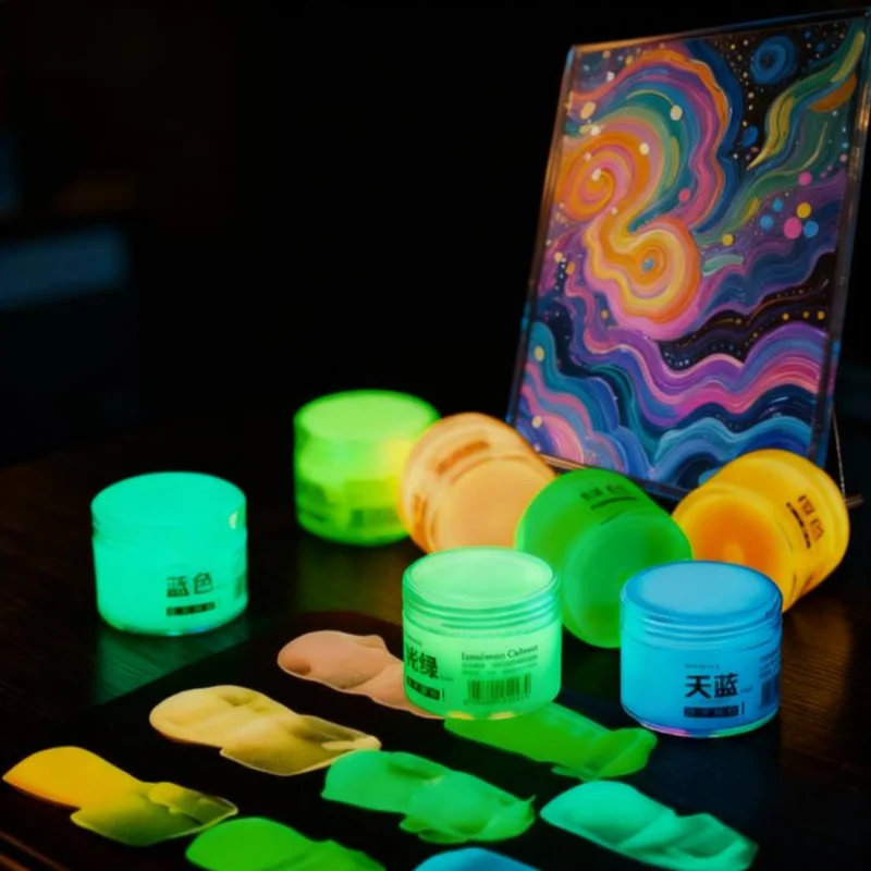 

20 мл светящаяся акриловая краска для граффити, водостойкая, солнцезащитная, легкая окраска, сделай сам, украшения ручной работы, принадлежности для рисования