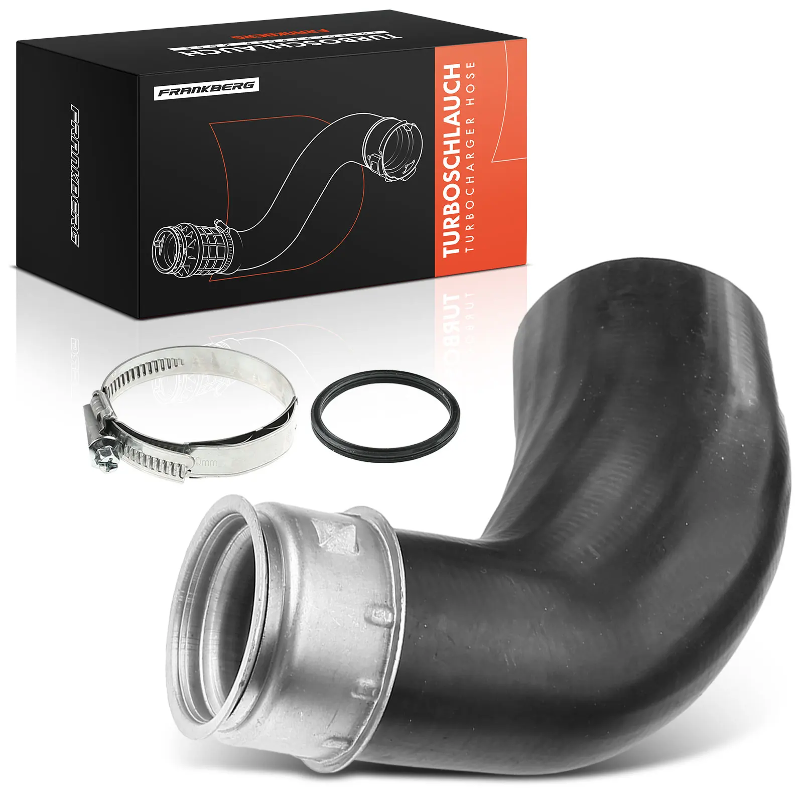 Frankberg 1x Radiatorslang Turbo Slang Laadkoeler voor Audi A3 VW Golf Jetta Skoda Seat 1.9L 2.0L 3C0145828K
