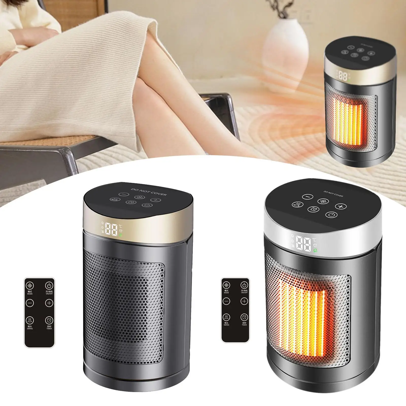 Space Heater Electric Heater Personal Heater Small Desk Heater for Indoor Office