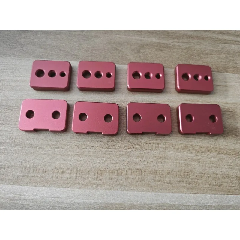 The brand-new CNC belt press block is made of 6061 aluminum alloy and cnc anodized, suitable for voron2.4 3d printer accessories