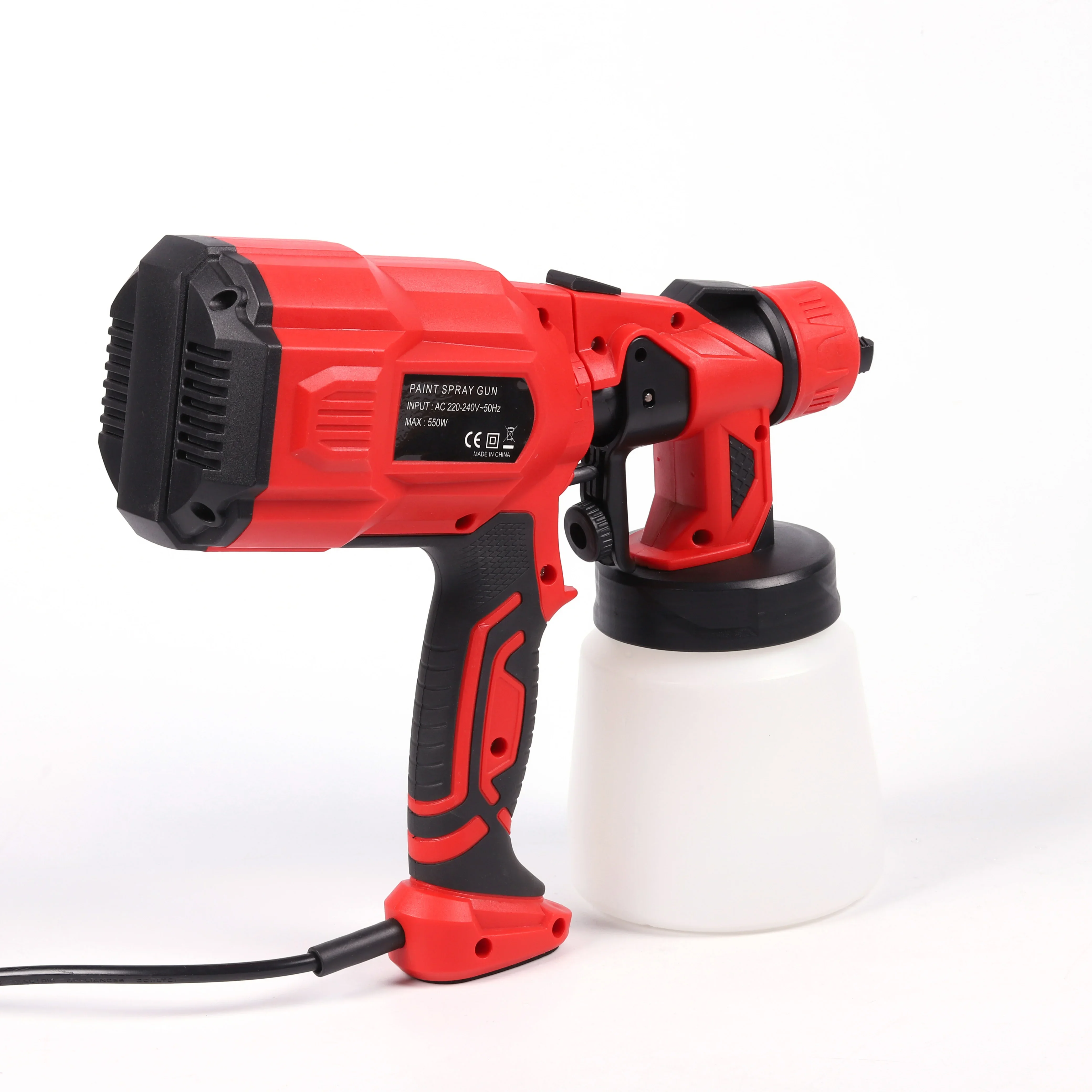 550W DIY Portable Paint Sprayer Handheld Solenoid Spray Gun