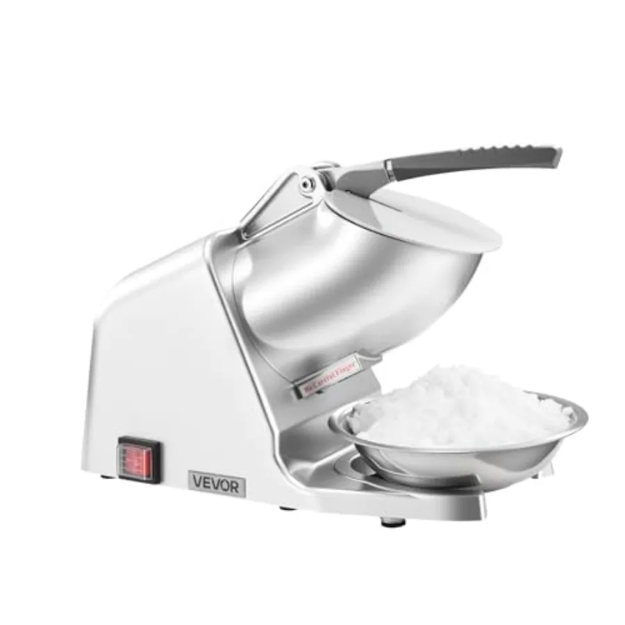 electric ice crusher machine front view