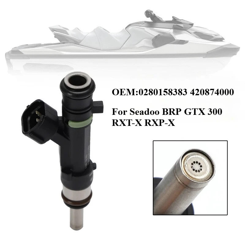 Fuel Injector 0280158383 420874000 For Seadoo BRP GTX 300 RXT-X RXP-X Water Waverunner