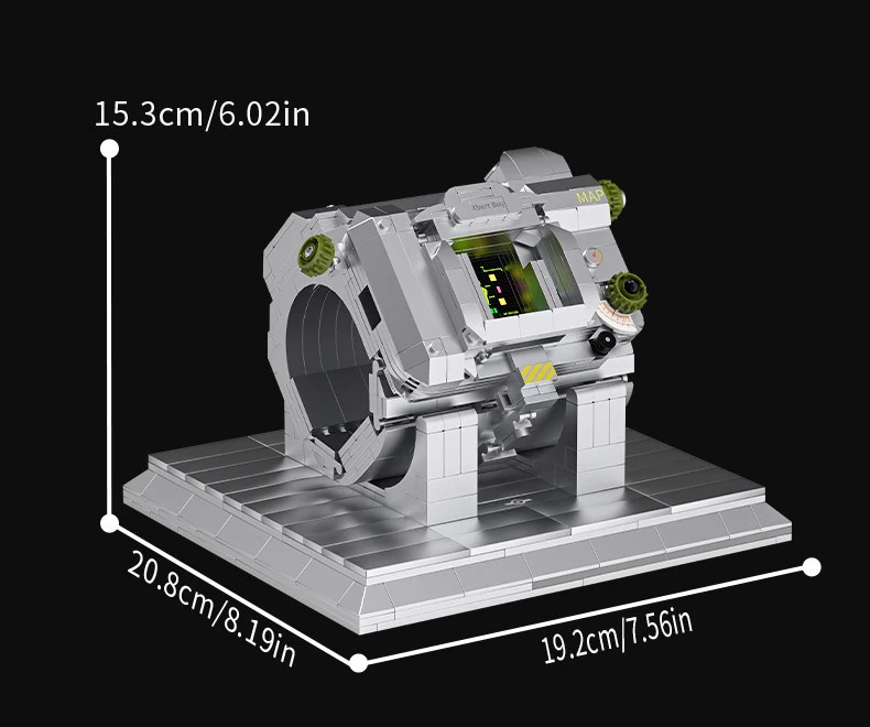Technologie-Bausteine: Cyber-Mechanisches Armband-Modell, Smartwatch-Ladestation, Bausteine für Erwachsene, Geschenke – Detail 7