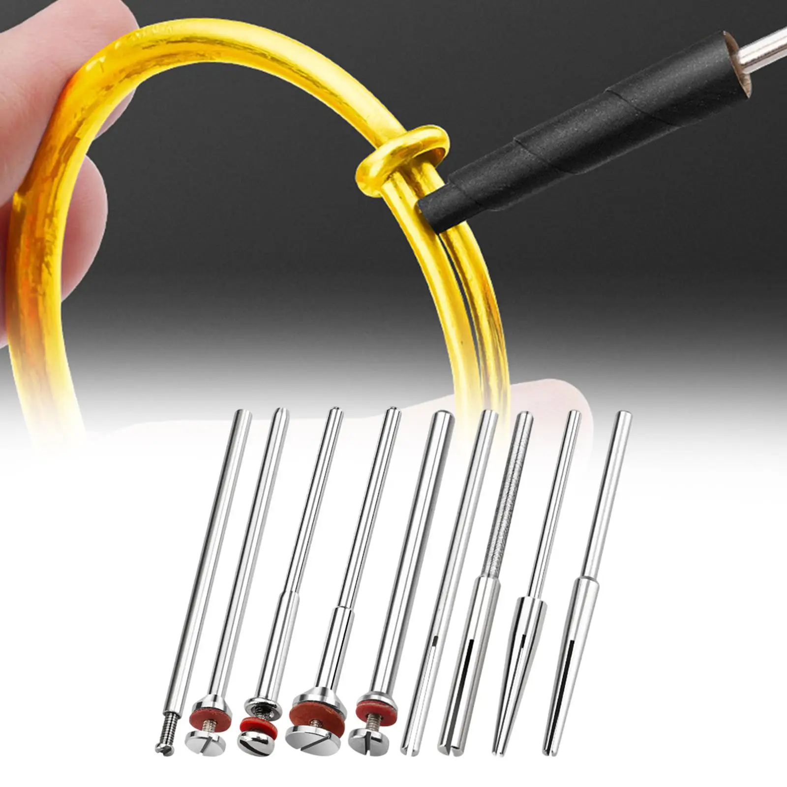 9개입 사포 클램프 로드는 가정용 작업장 장비 정리에 연결됩니다.